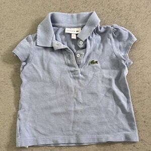 Lacoste Kids Sky Blue Polo Shirt